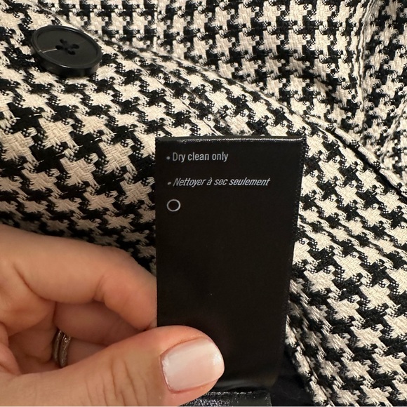 Paige Skyler Houndstooth Jacket Small - Picture 10 of 12